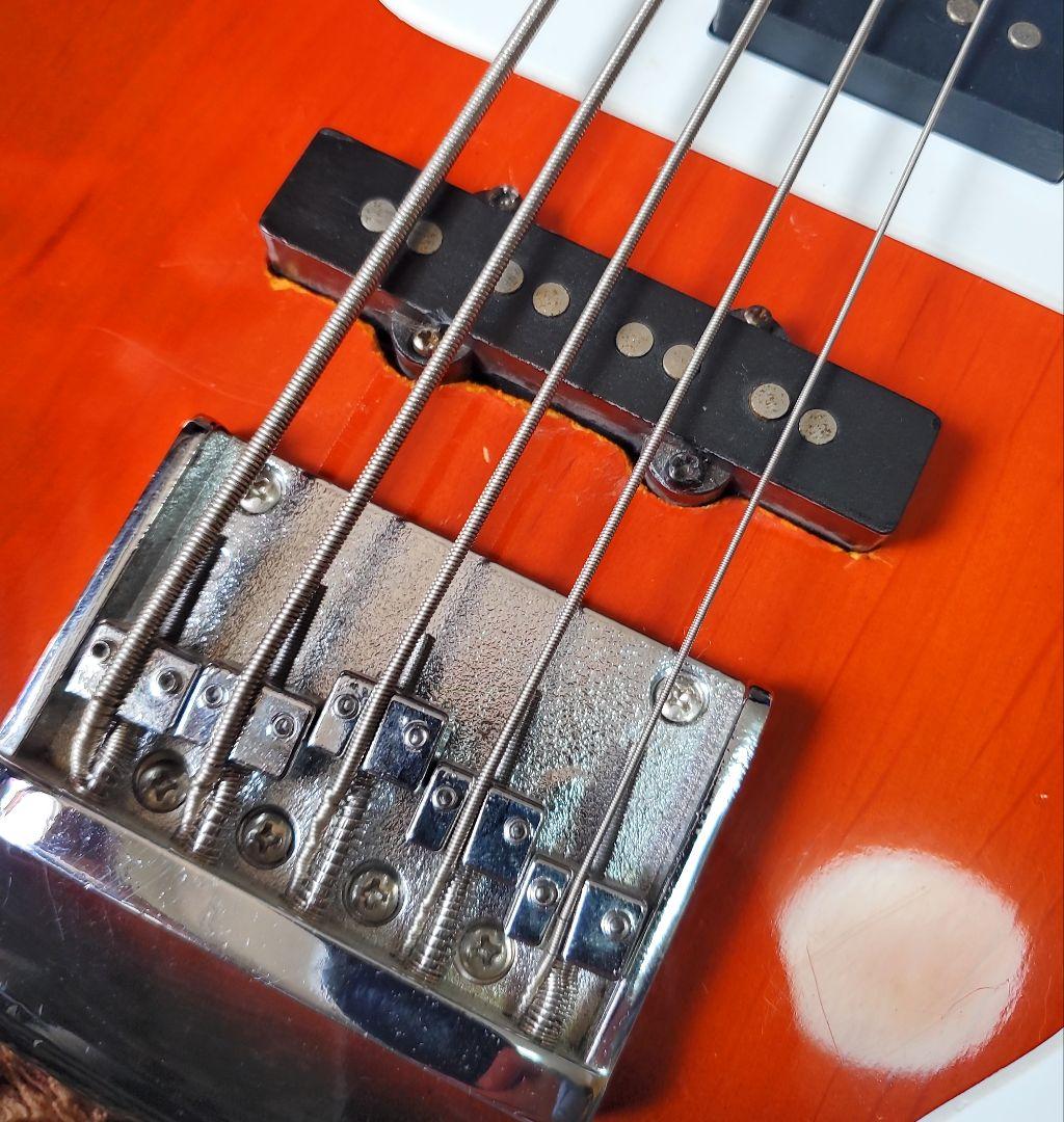 ​Jay Turser USA 5弦ベース【メイプル1ピースネック】希少　MOD