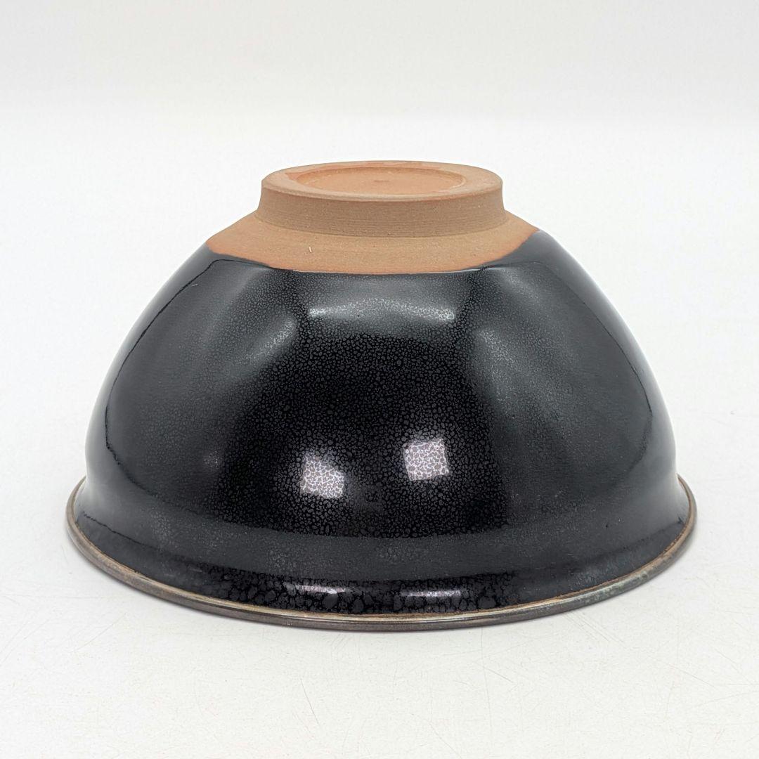 油滴天目茶碗 合箱合布 抹茶碗 抹茶茶碗 茶道具 茶器 食器 釉薬 ハンドメイド