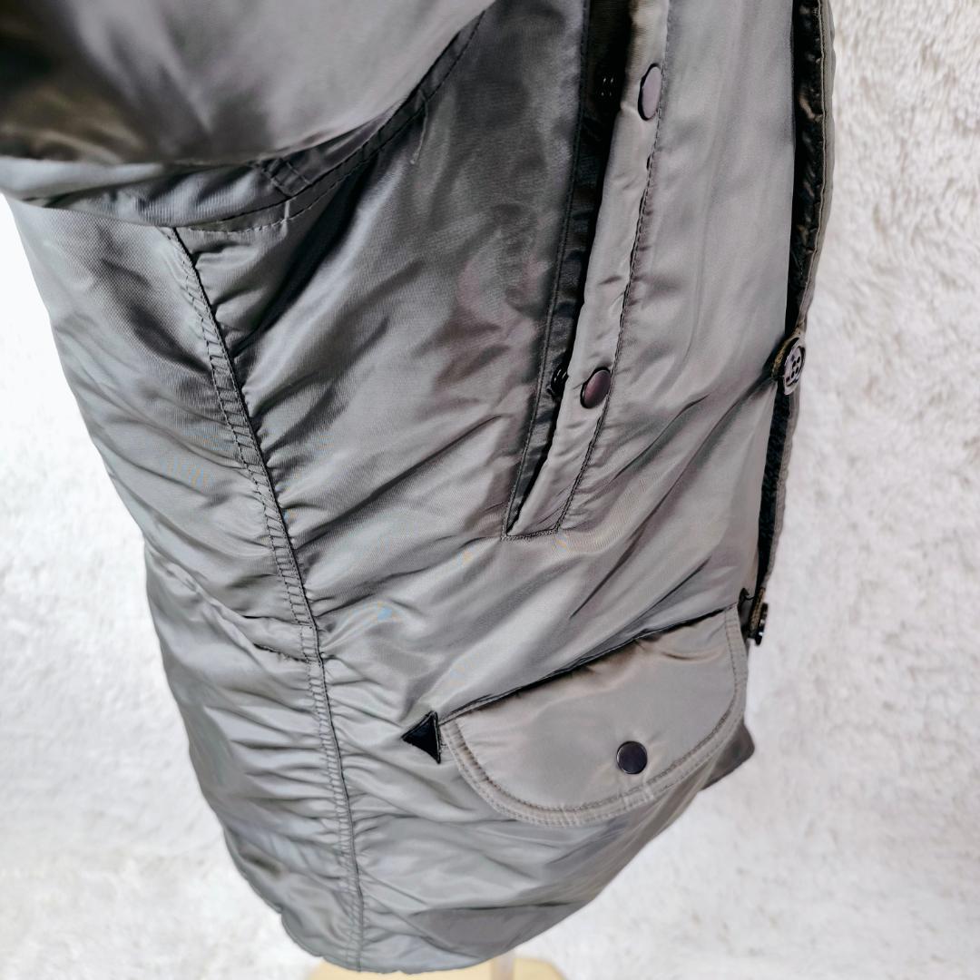 【美品】WAIPER　N-3B　N3B　ミリタリーフライトジャケット　ファー毛皮