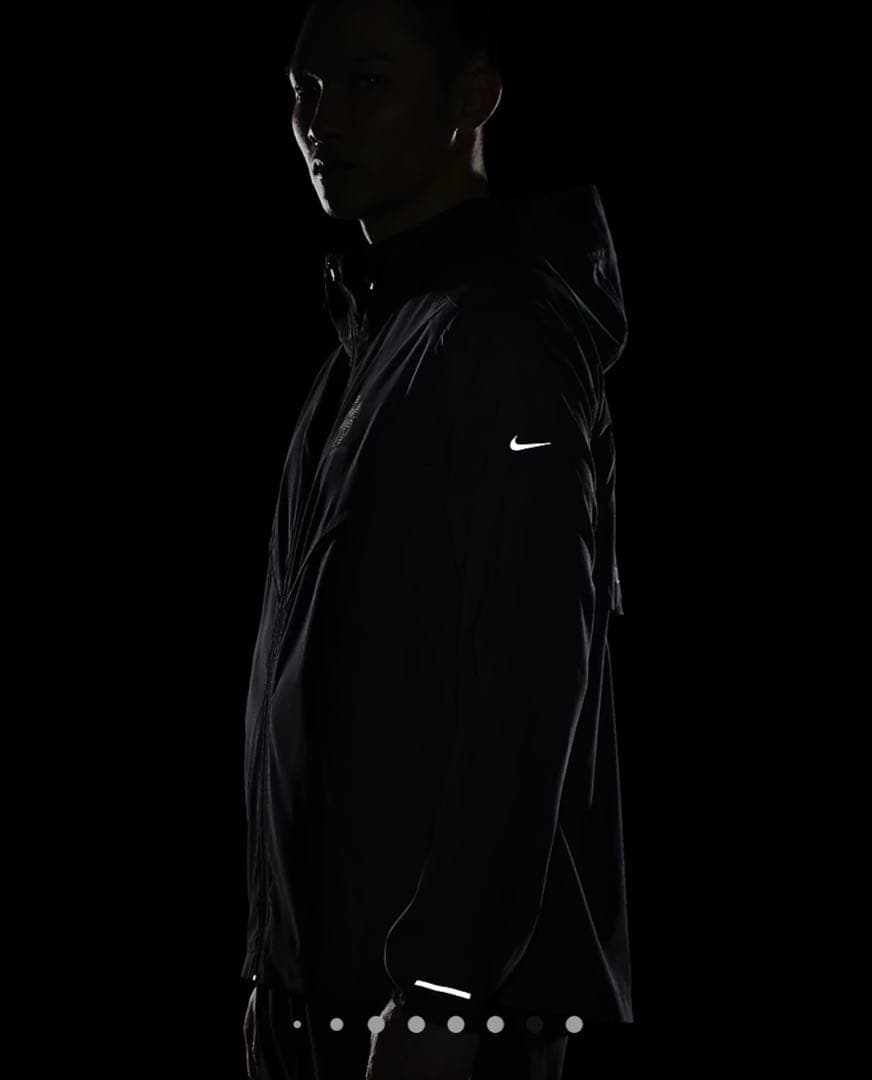 XL 新品 ナイキ ウインドランナー ランニングジャケット ウーブン レペル 黒