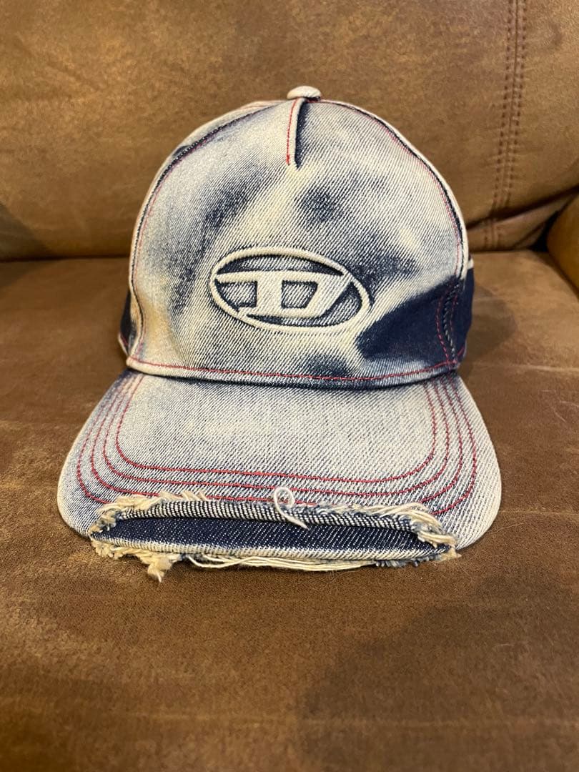 H-508 DIESEL C-SEYMON ダメージデ ニムキャップ　美品