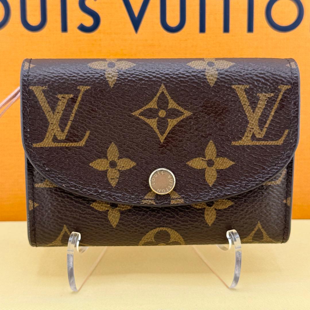 【極美品】ルイヴィトン モノグラム ポルトモネロザリ ローズバレリーヌ お財布