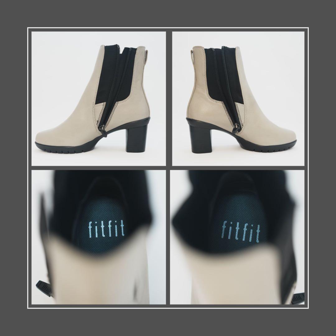 【美品】 fitfit / フィットフィット サイドゴアブーツ 23cm