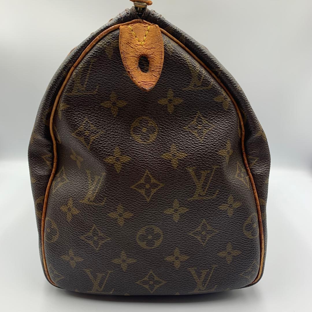 LOUIS VUITTON M41526 スピーディ30 モノグラム 南京錠 茶