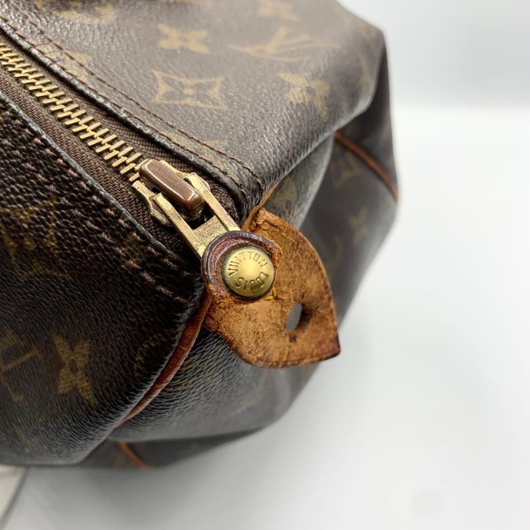 LOUIS VUITTON M41526 スピーディ30 モノグラム 南京錠 茶