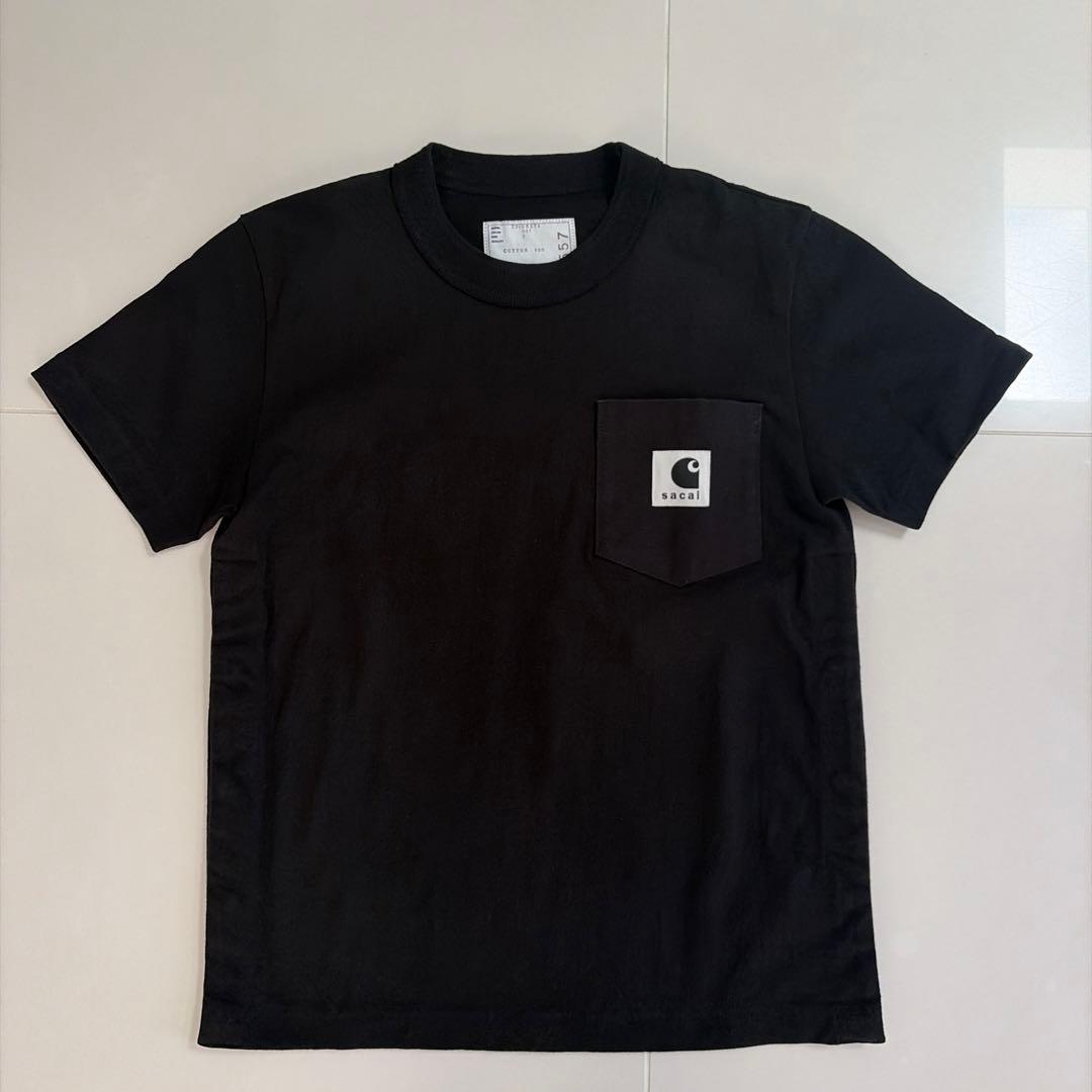 sacai × Carhartt サイドスナップボタンTシャツ