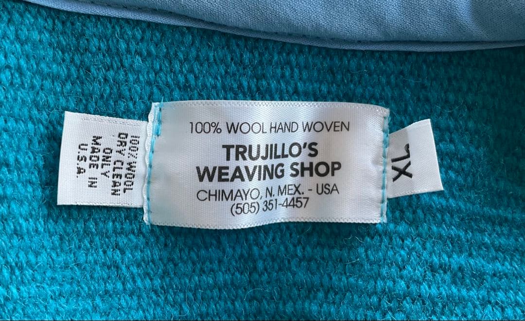 t*o様 新品TRUJILLO'S CHIMAYO VEST TURQUOISE
