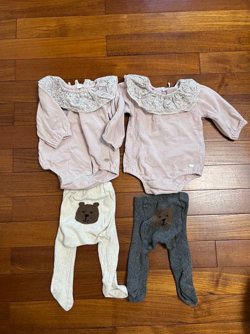 双子 女の子 美品ブランド服まとめ売り 80中心