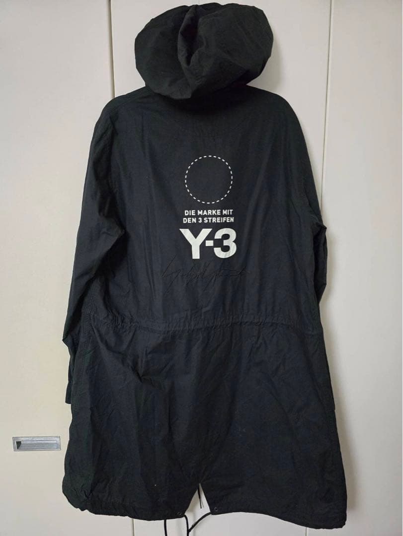 ジャケット・アウター Y-3 3BRANDS STACKED LOGO MODS COAT