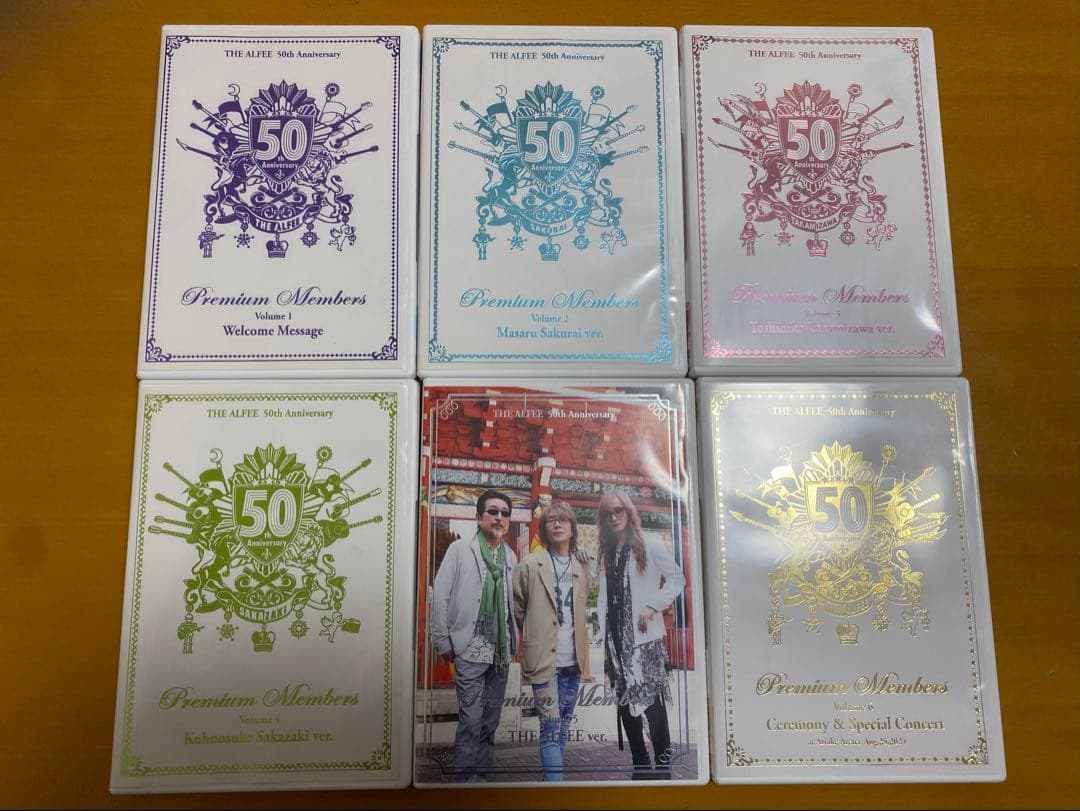 THE ALFEE プレミアムメンバーズ DVD 6枚セット