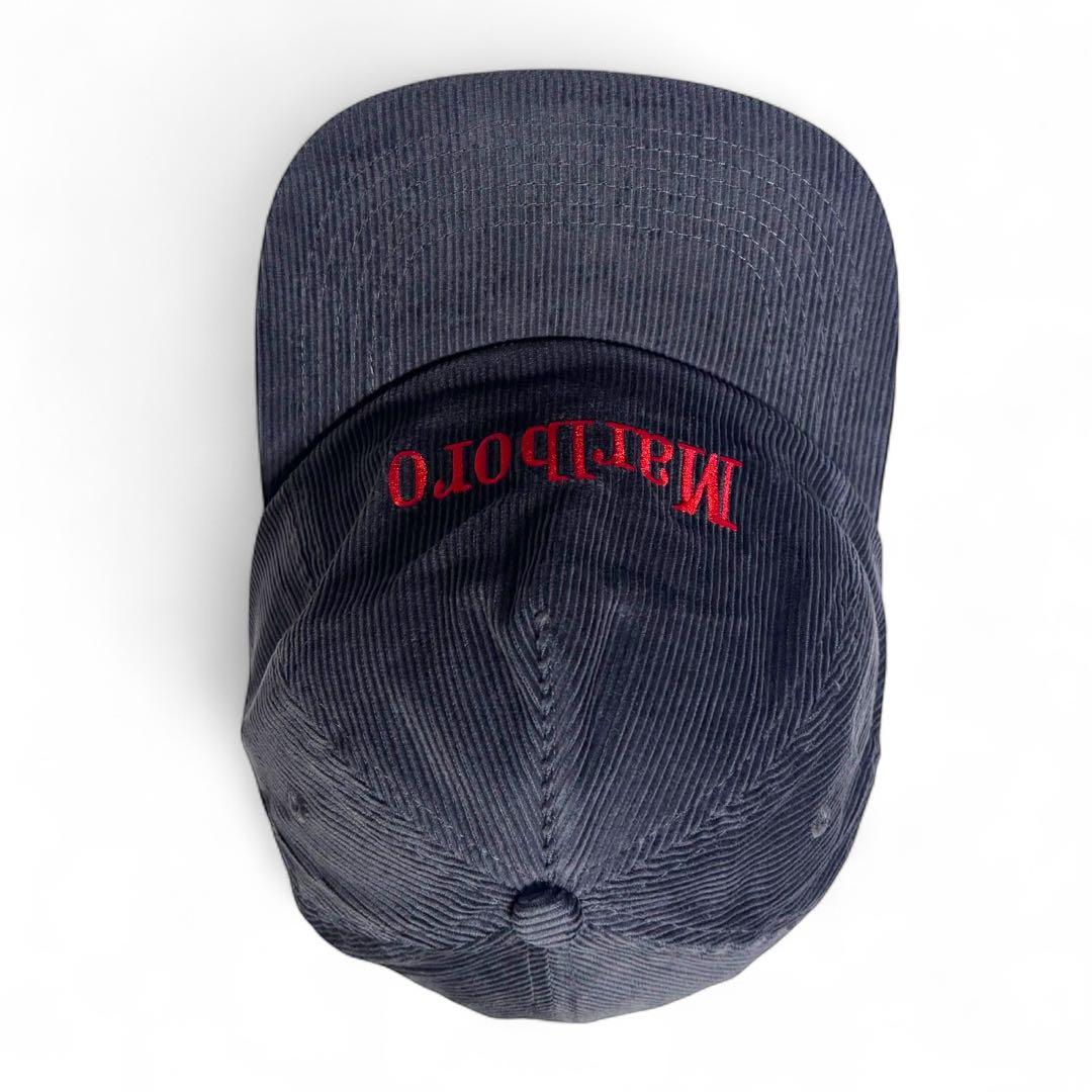 コーデュロイキャップ Marlboro マルボロ CAP グレー