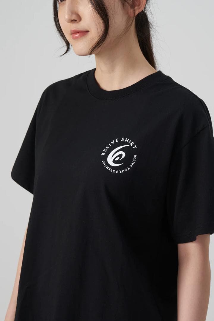 【新品未使用】RELIVE　リライブ　Tシャツ M 2枚 黒 & 白