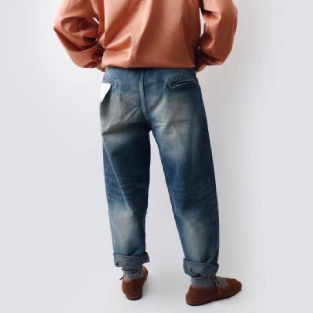 新品　ミナペルホネン always ロールアップデニム 　38 mina