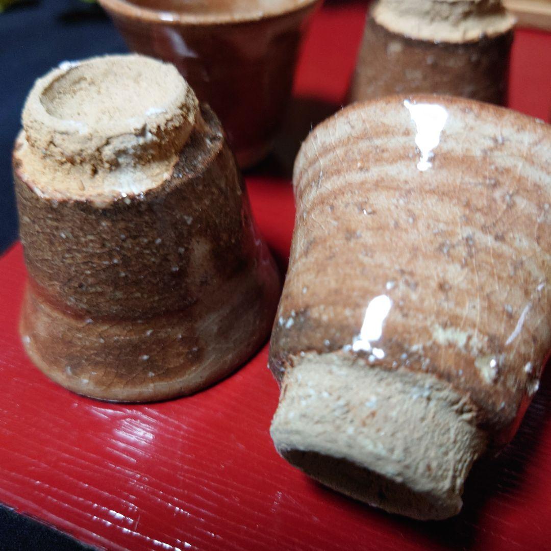 ①萩焼 兼田佳炎 煎茶器揃 8点