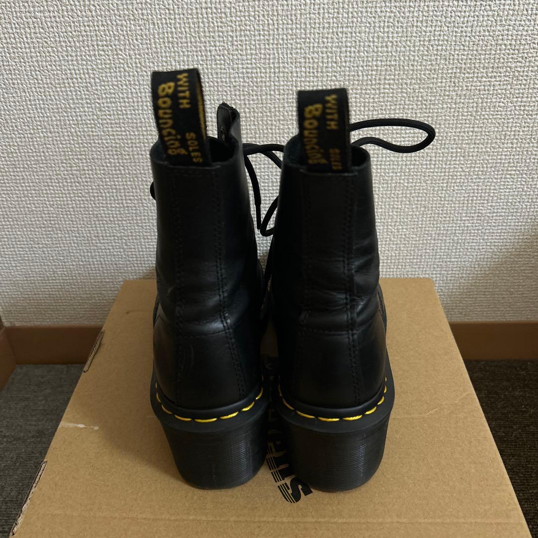 Dr.Martens クレメンシー 8ホール ヒールブーツ クリーム付き