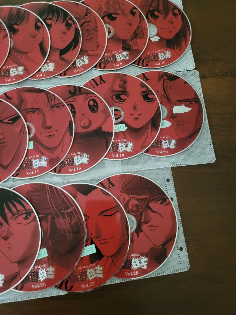 幽☆遊☆白書レンタルDVD 全28巻セット