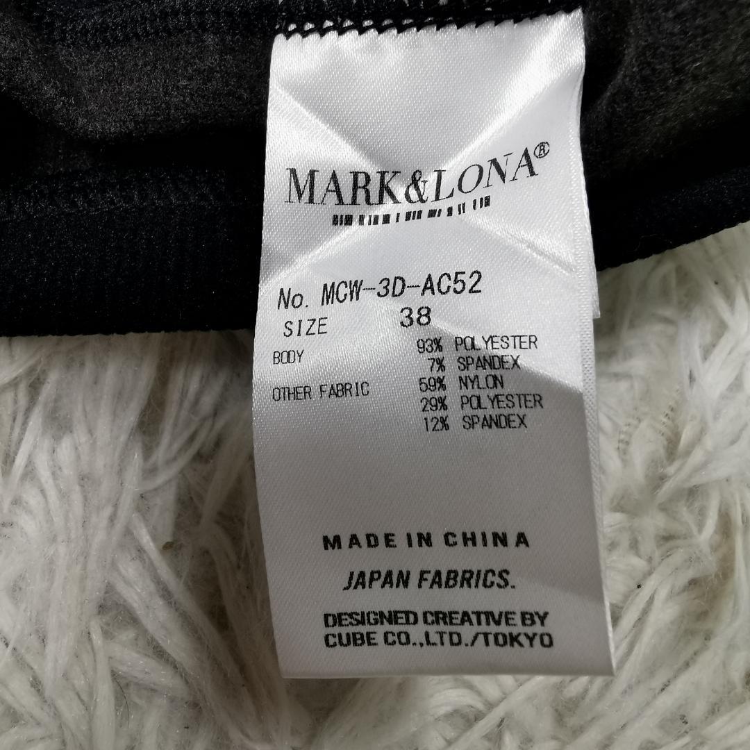 MARK＆LONA ハーフジップ ロングスリーブ モックネック Tシャツ 38