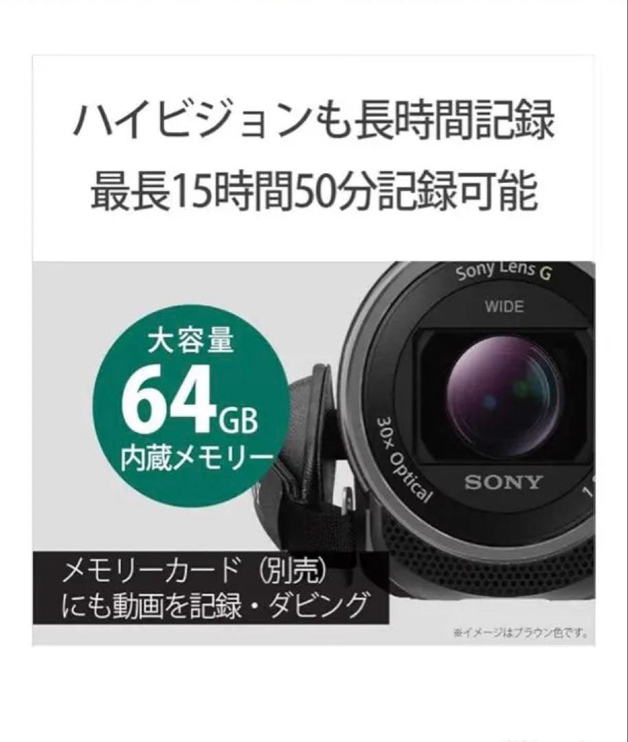 SONY HDR-CX680 レッド ビデオカメラ/SONY マイク　セット