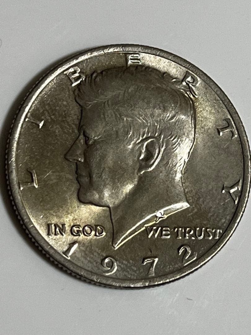 銀貨1964年、1972年ジョン・F・ケネディ ハーフダラー 3枚セット