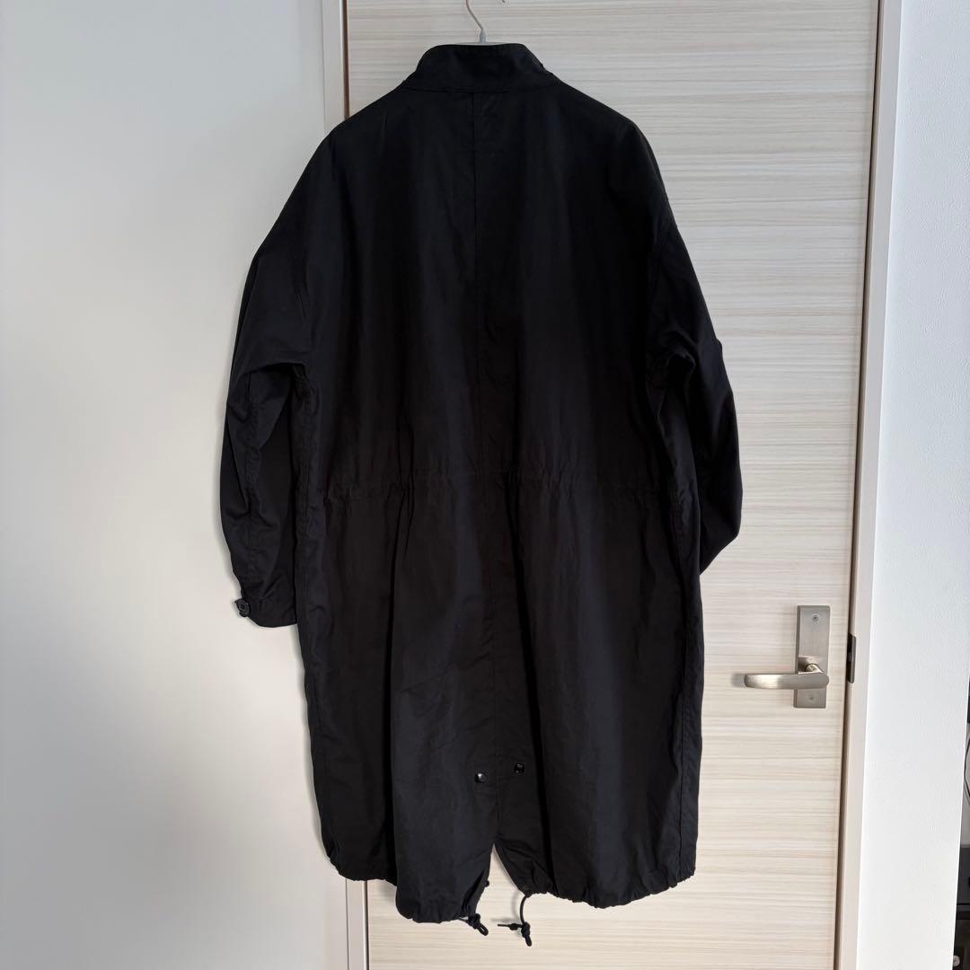 ジャケット・アウター HYKE N/C TYPE M-65 FIELD COAT BLACK XL