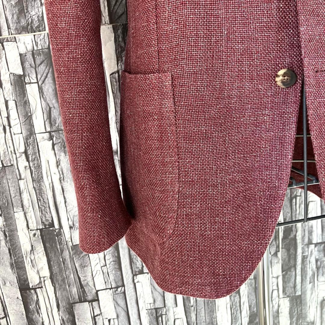 LARDINIラルディーニExclusiveFabric3者混ラズベリー50