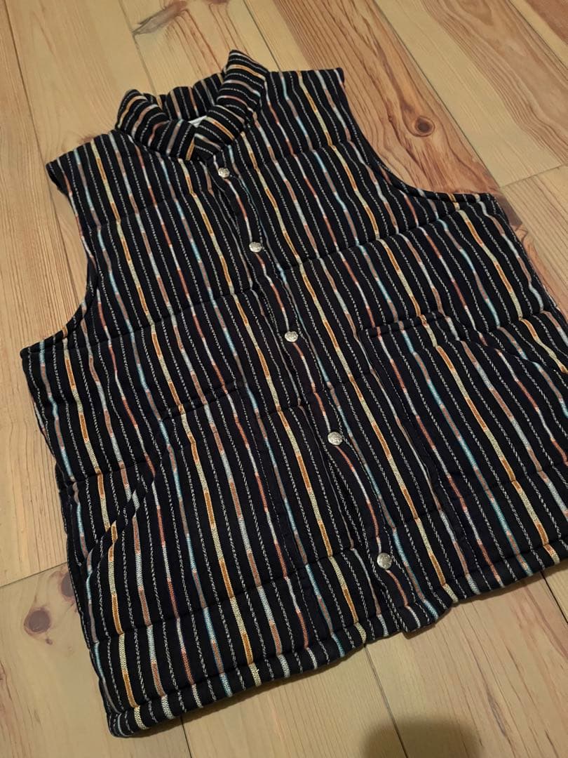 TENDERLOIN NATIVE VEST NAVY テンダーロイン