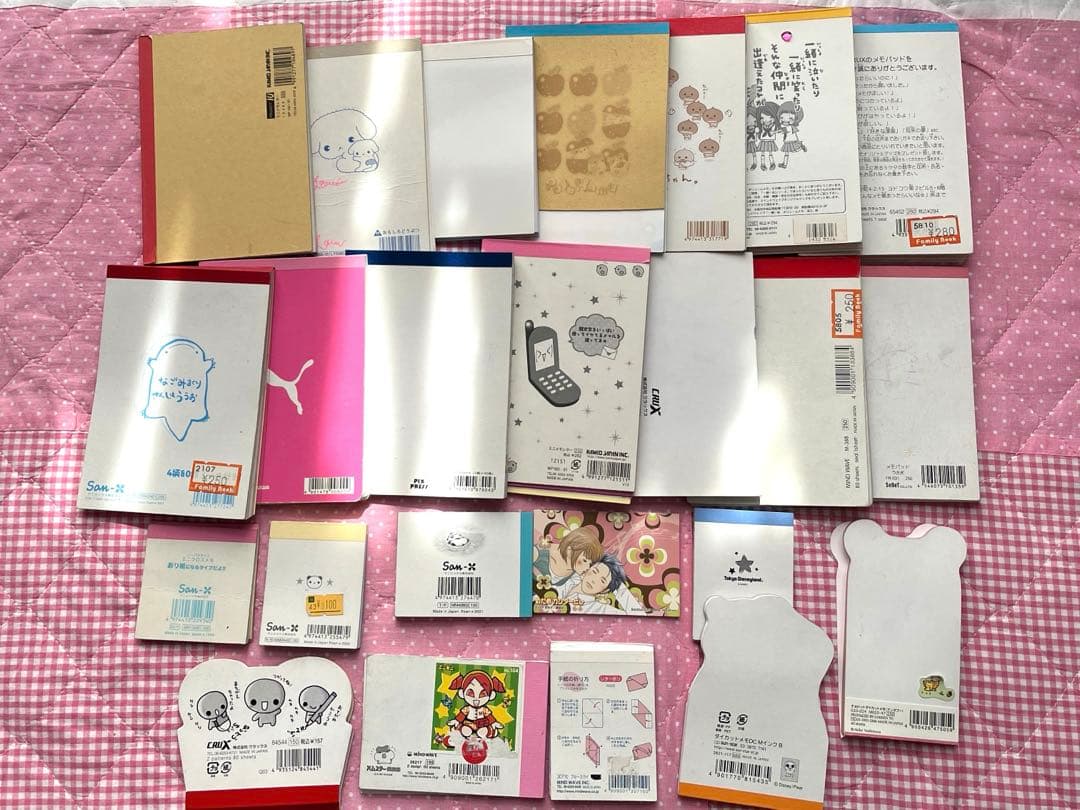 平成レトロ キャラクターメモ帳　セット 約20冊