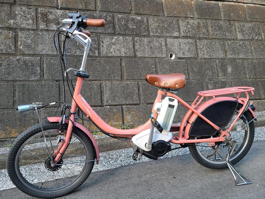 ヤマハ　PAS Babby パスバビー 電動自転車　ピンク　12.8Ah