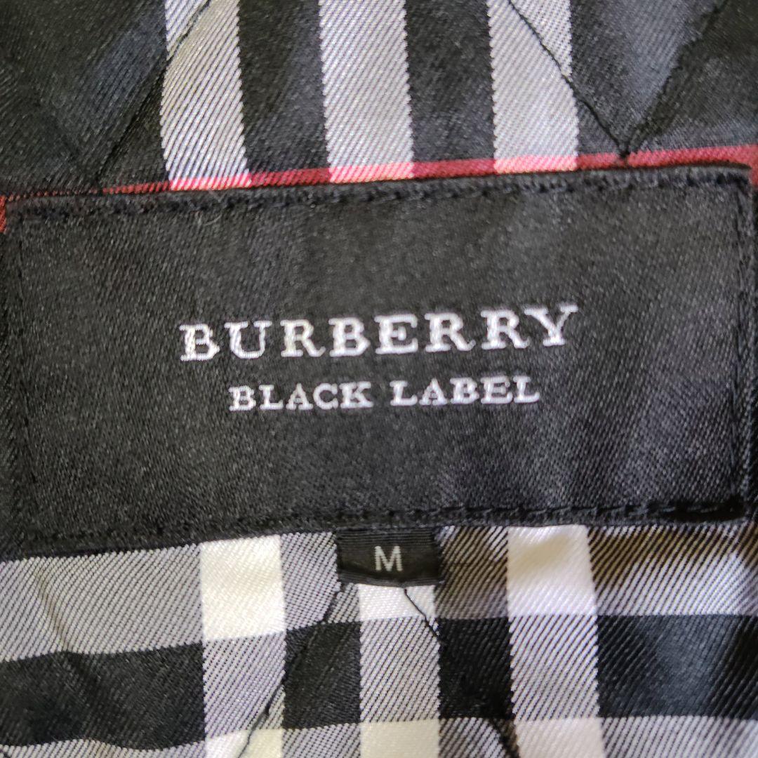 BURBERRY BLACK LABELブラック ナイロンジャケット ファーなし