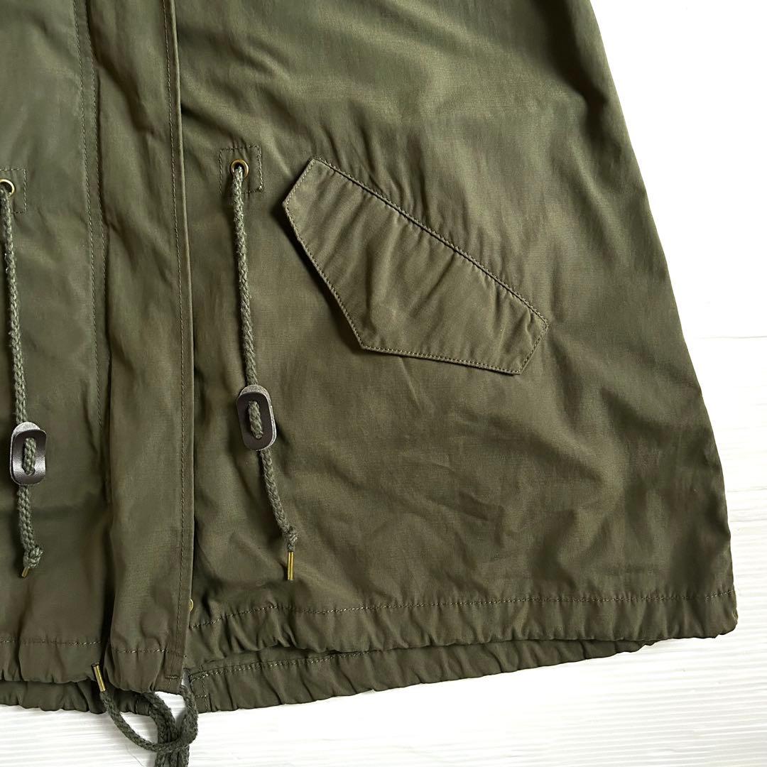 美品【JOURNAL STANDARD】モッズコート M カーキ ボアライナー付