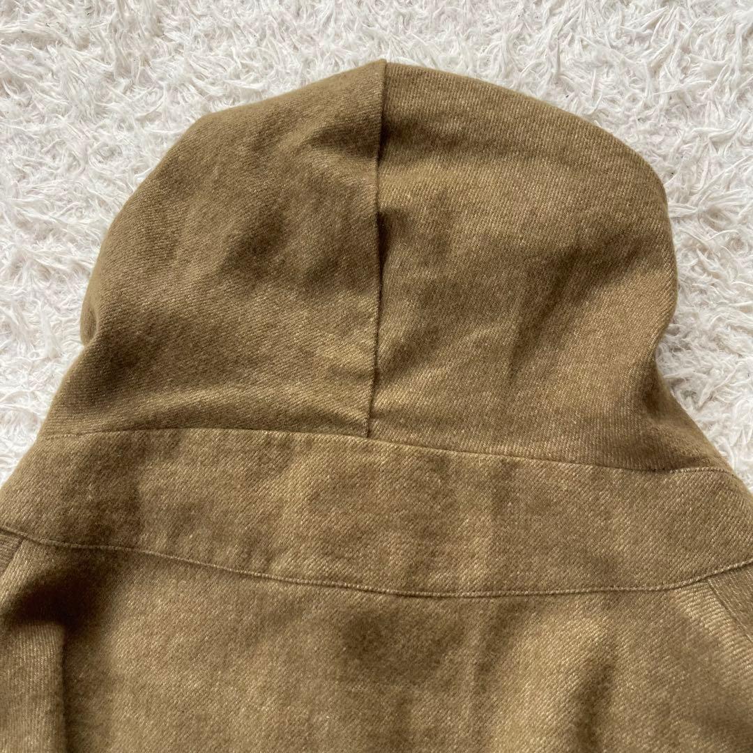 fog linen work フォグリネンワーク フード付きロングコート F