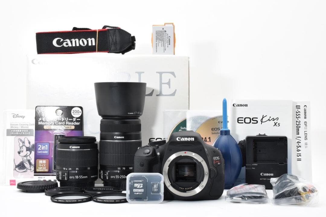美品❤️ショット数1939回✨Canon Kiss X5 ダブルズームキット