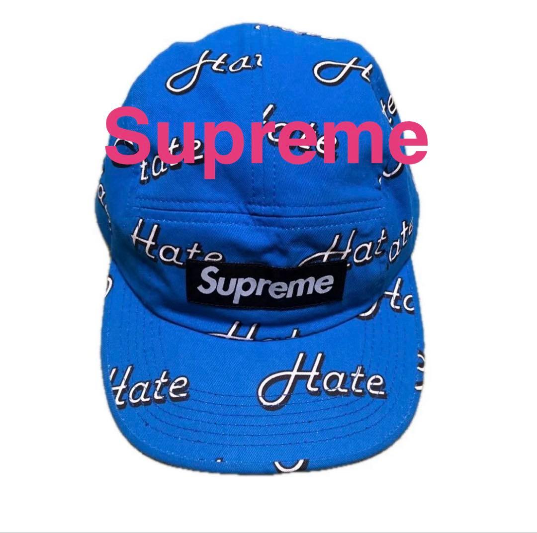Supreme Hate Camp Cap シュプリーム キャンプキャップ