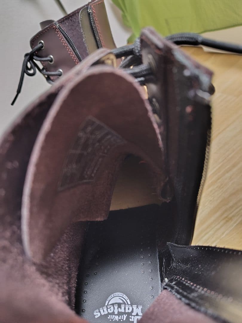 美品 Dr.Martens JADON 8ホール 厚底 バーガンディ