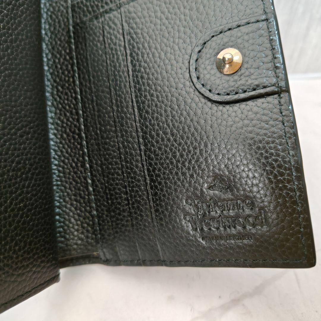 未使用品　Vivienne Westwood 三つ折り財布 がま口 ブラック