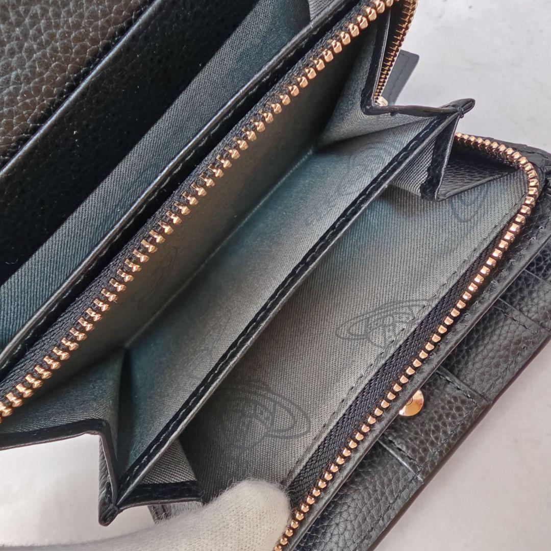 未使用品　Vivienne Westwood 三つ折り財布 がま口 ブラック