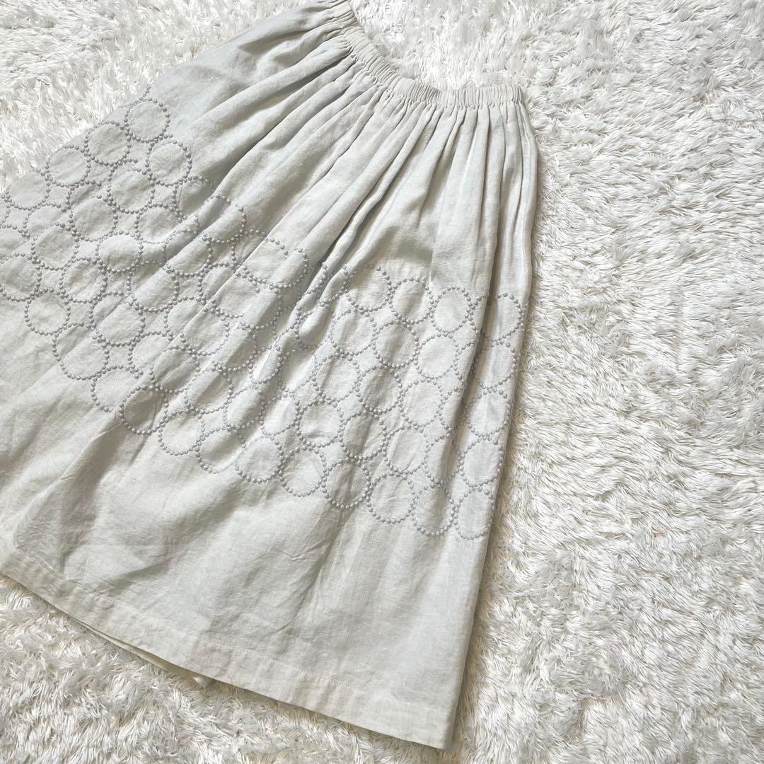 極美品✨mina perhonen ミナペルホネン タンバリン フレアスカート