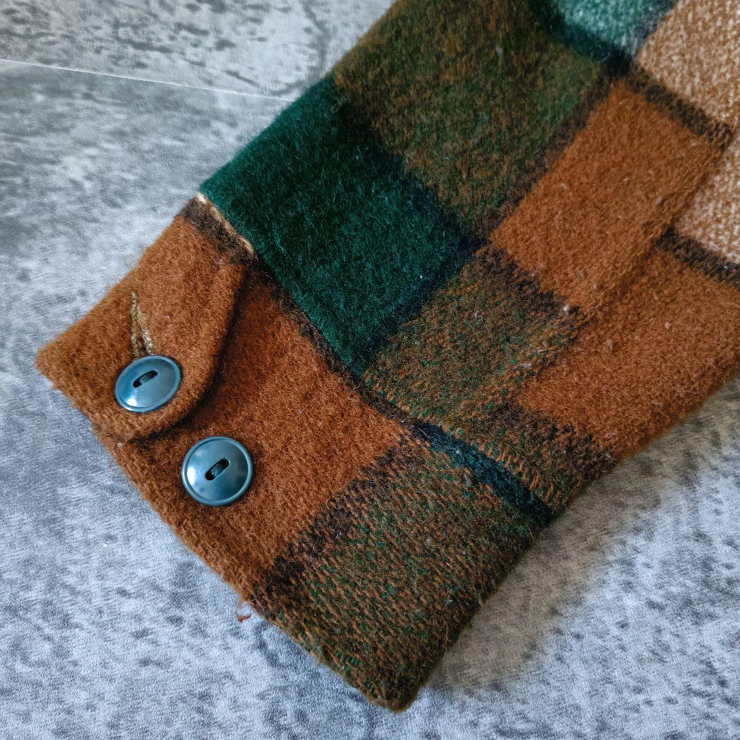 60s Woolrich チェック柄 ウール 短丈 ショート丈ブルゾン