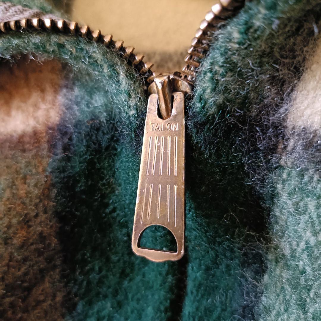 60s Woolrich チェック柄 ウール 短丈 ショート丈ブルゾン