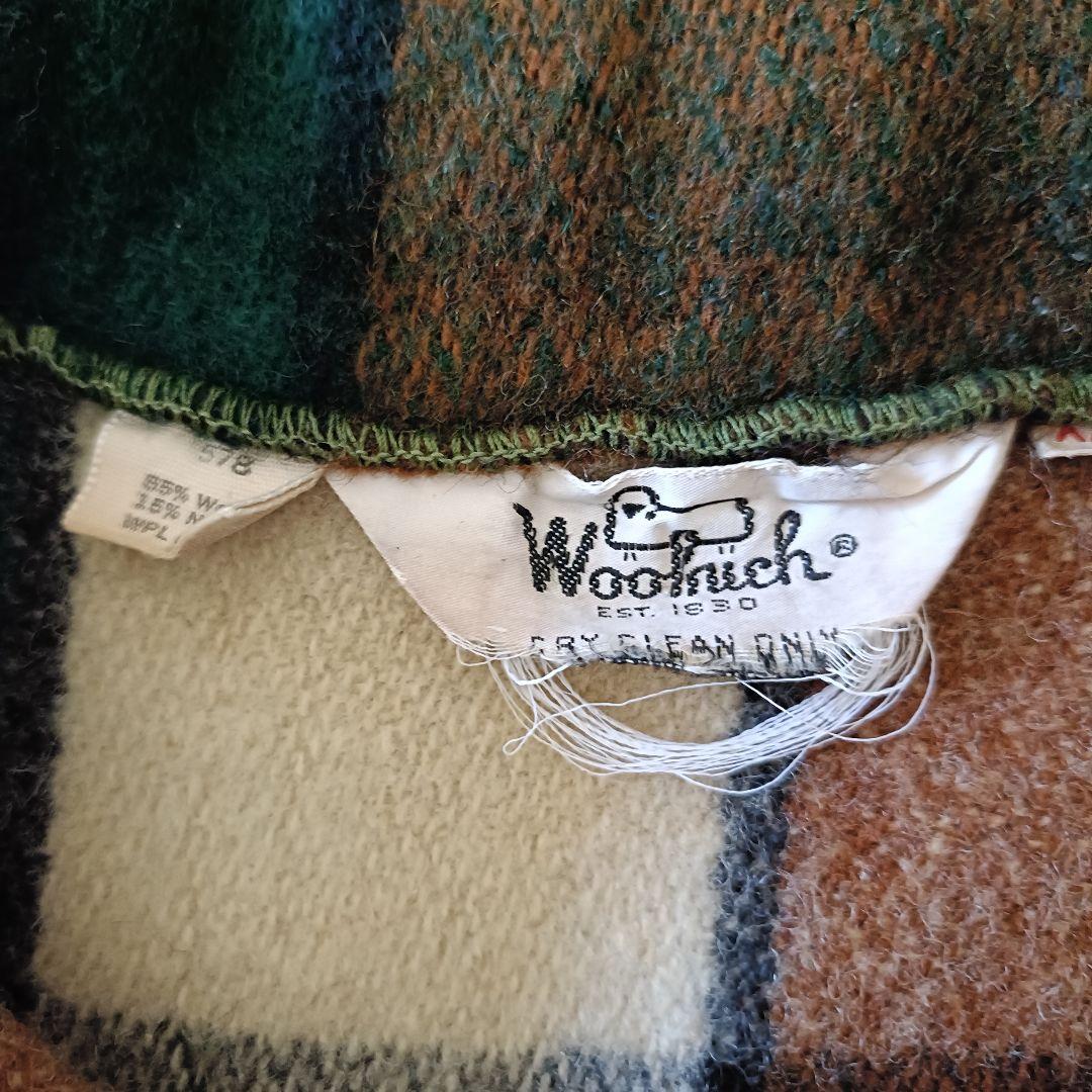 60s Woolrich チェック柄 ウール 短丈 ショート丈ブルゾン
