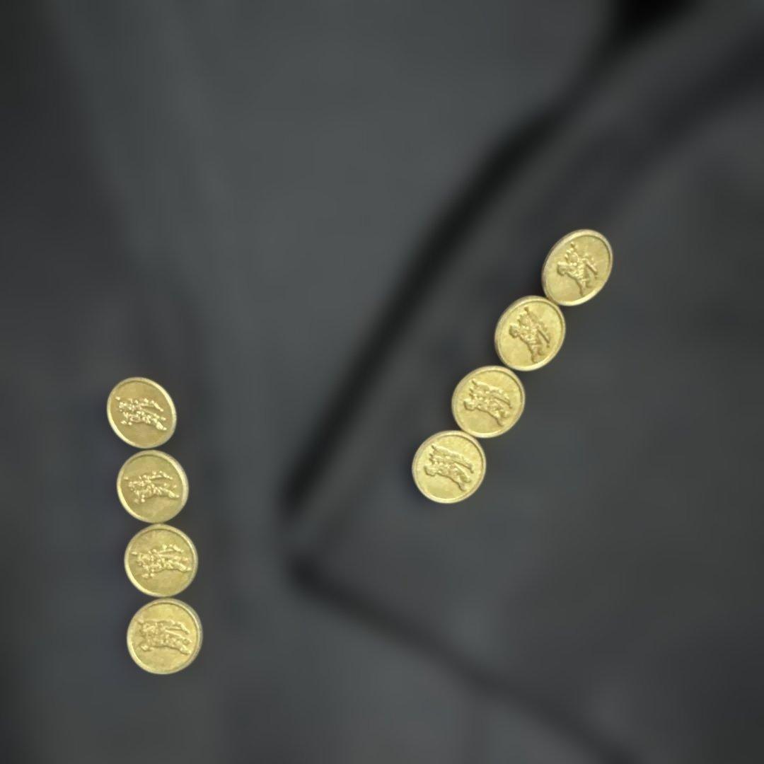 希少 バーバーリー 紺ブレ 金ボタンテーラードジャケット（ダブル）Lサイズ