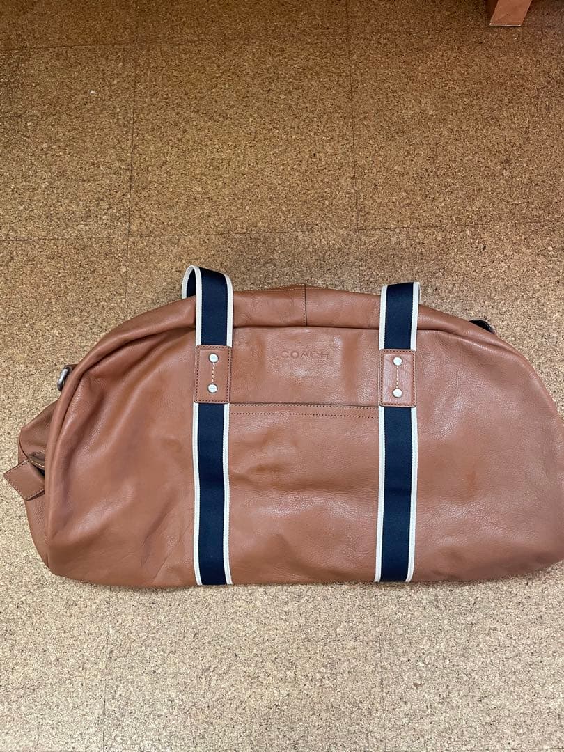 COACH ヘリテージ 2way ボストンバッグ ショルダーバッグ ブラウン