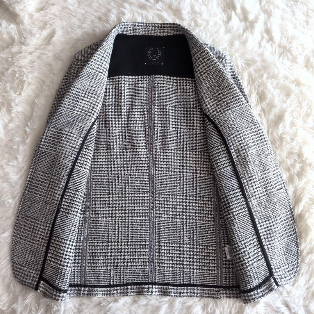 REON T-JACKET ライトツイード チェック テーラードジャケット