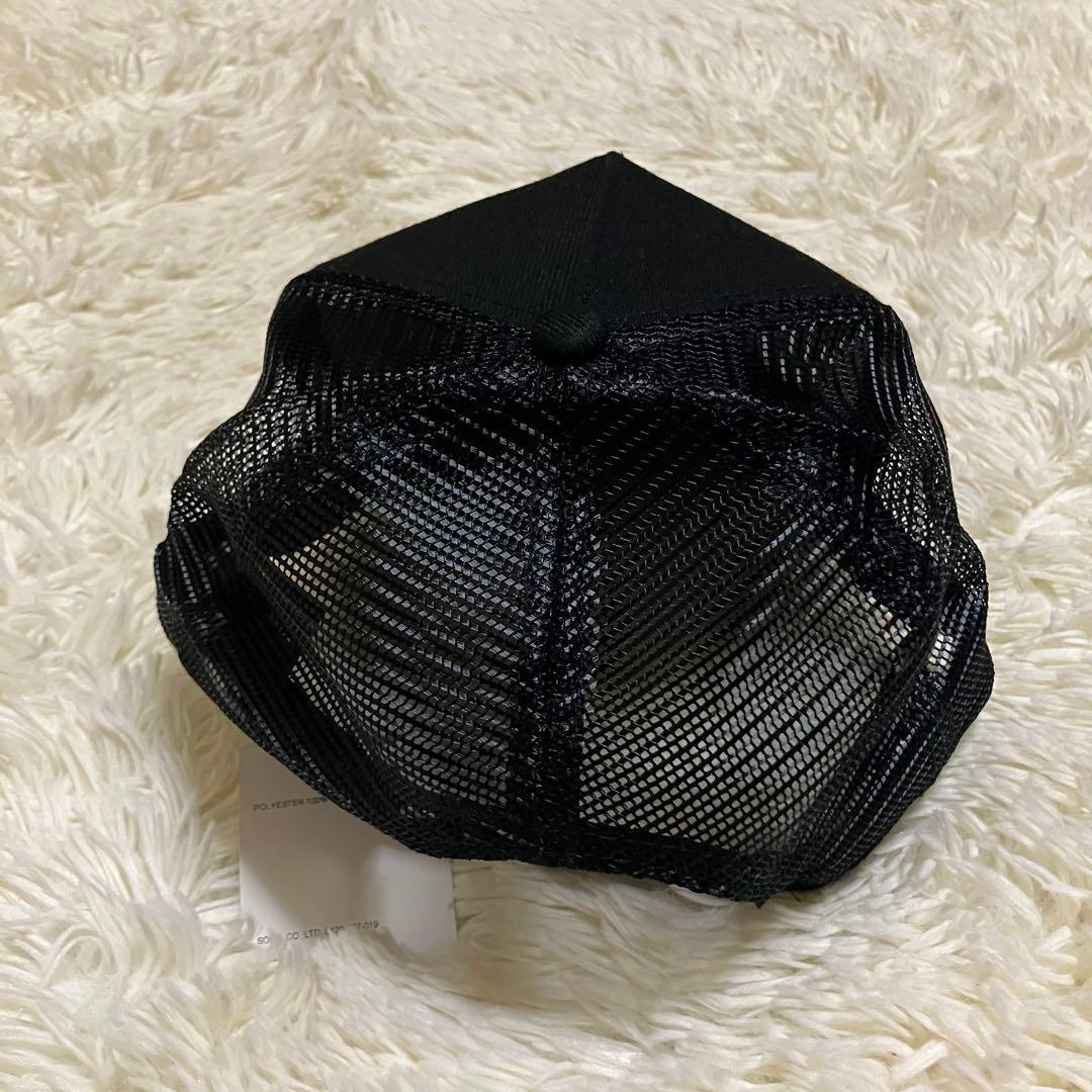 未使用　エフシーレアルブリストル　ニューエラ　 ロゴ　ブラック　メッシュ