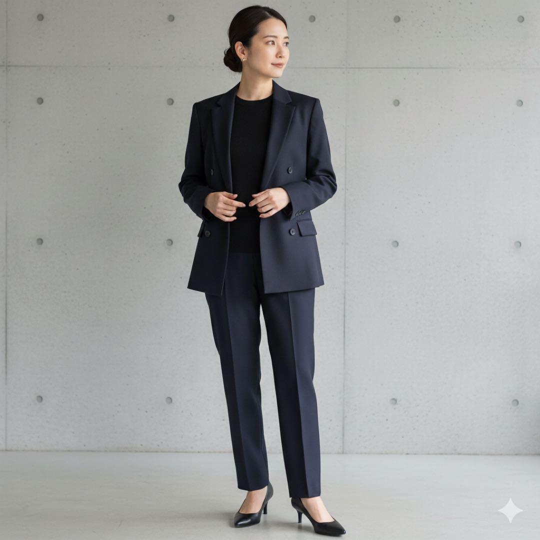 美品✨セオリー 定価6.4万 ダブルブレストジャケット セットアップ 2024