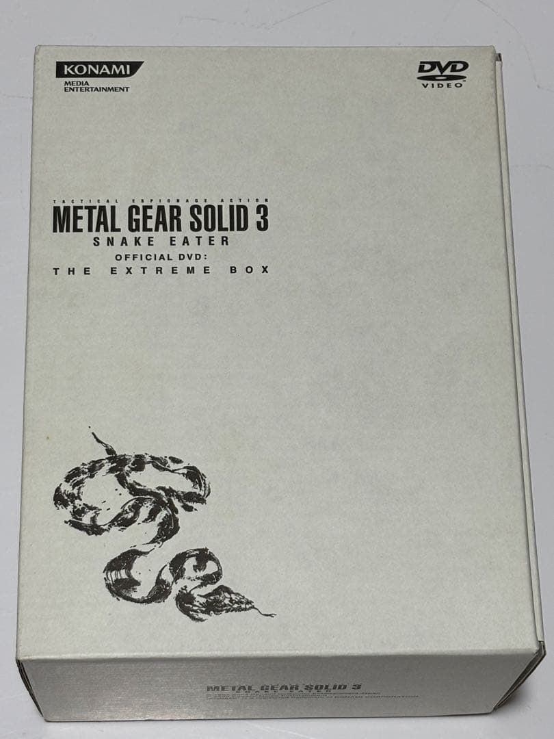 メタルギアソリッド3 ジ エクストリーム ボックス DVD 4枚組 MGS3