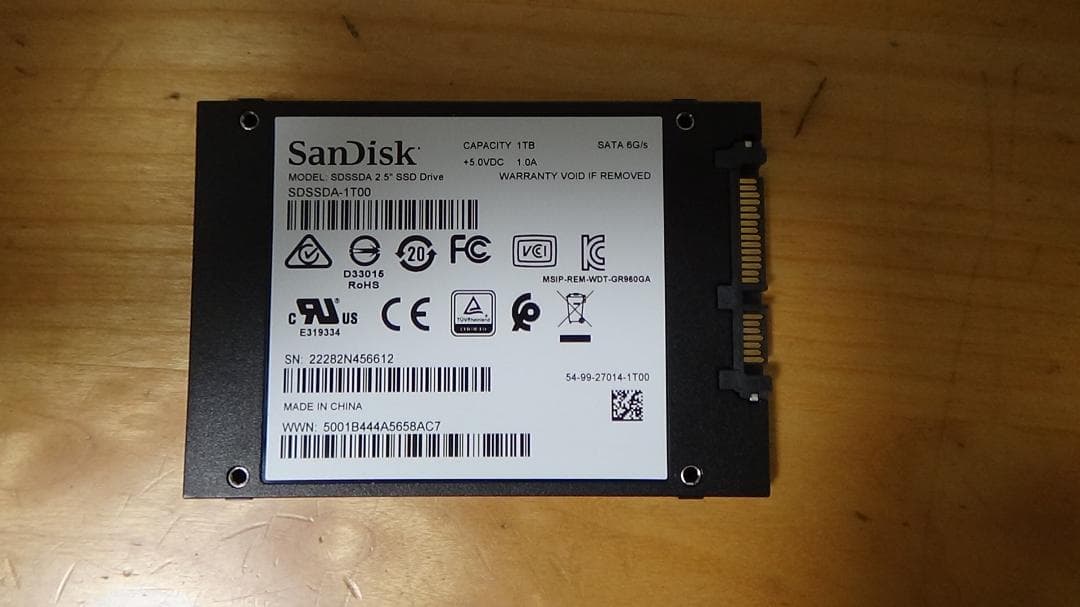 内蔵型SSD SanDisk SSD PLUS 1000GB