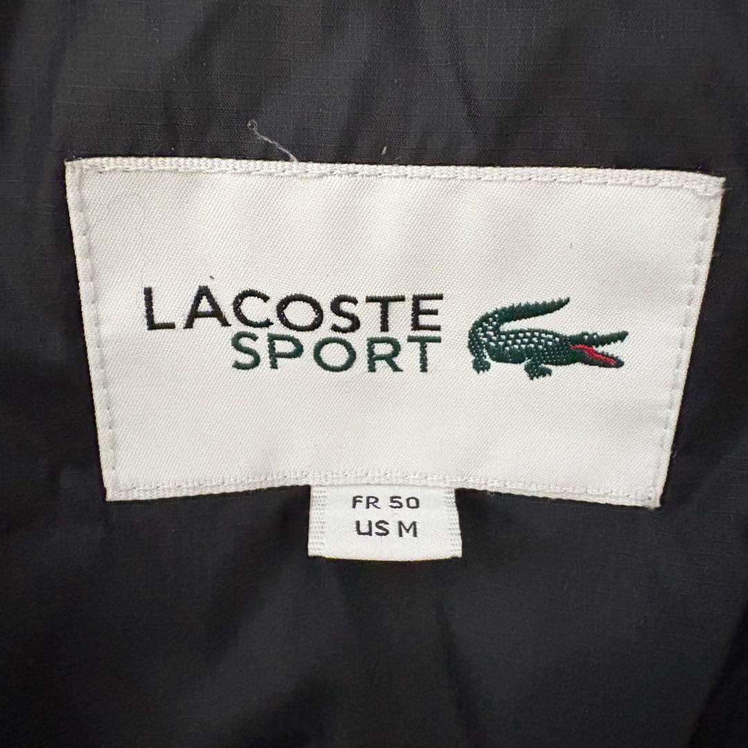 【US_Mサイズ】Lacoste ラコステ 黒 中綿ダウンコート ジャケット