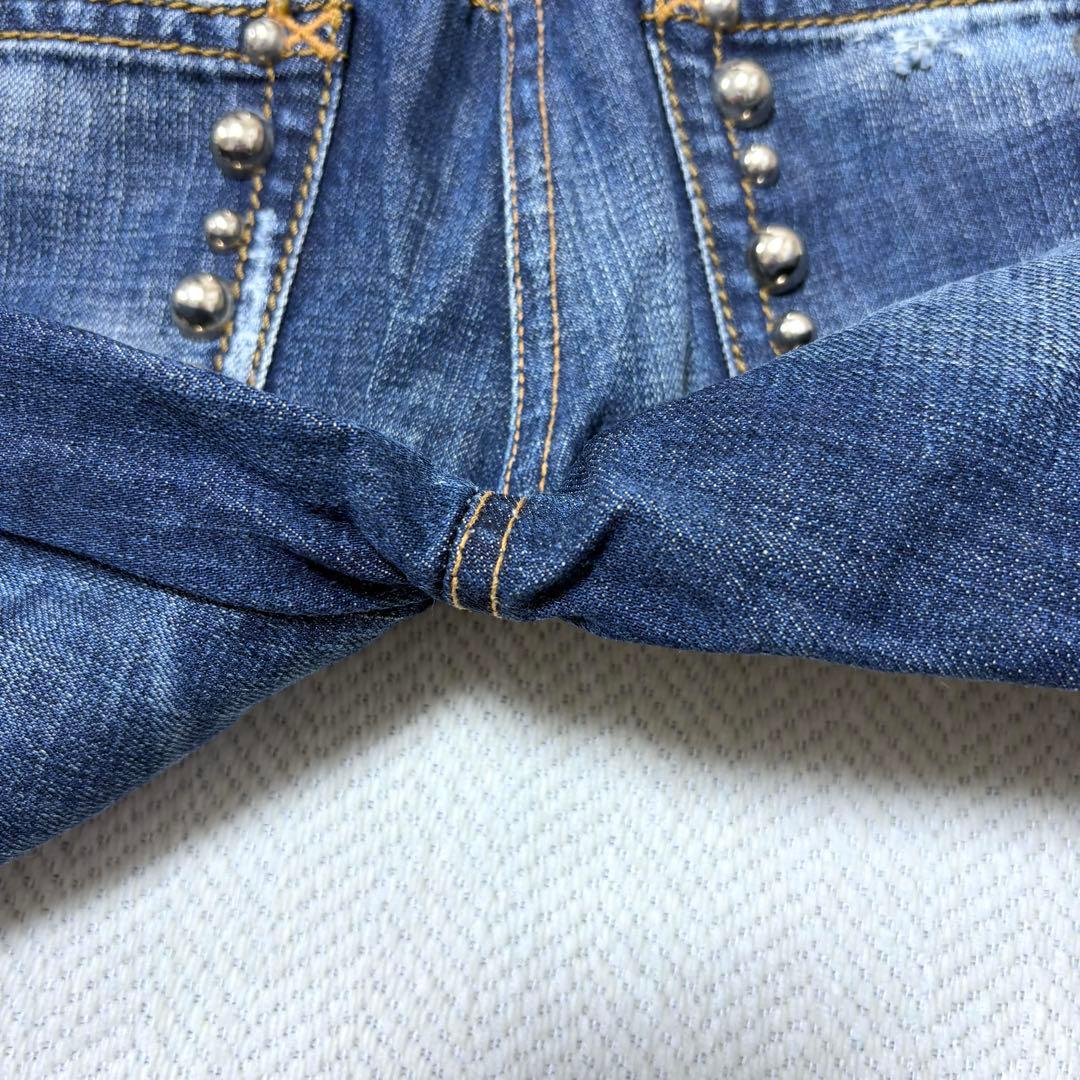 パンツ DOLCE & GABBANA ARCHIVE Y2K STUDS DENIM