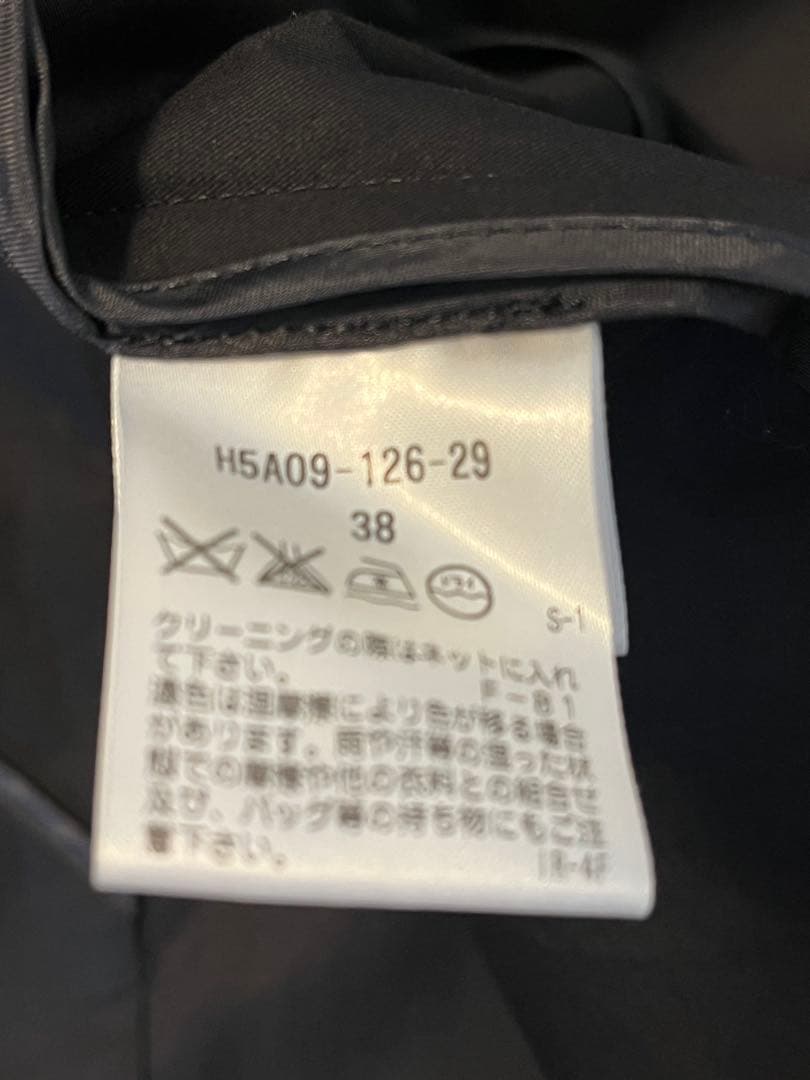 【美品】MACKINTOSH PHILOSOPHYスプリングコート ブラック38